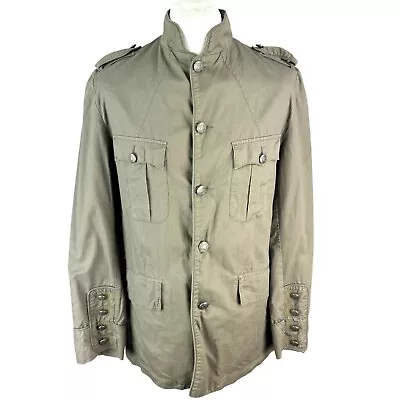 Buy Topman Jacket Vintage Medium Grey Indie Rock N Roll Button Up Vintage Y2k M • 30£