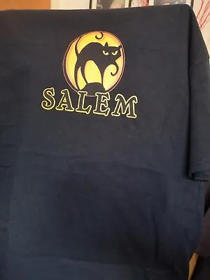Buy Salem Black Cat T Shirt From U.S Witchcraft Lucky Pagan Wicca • 15£