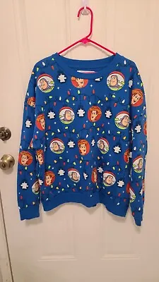 Buy Disney Store Toy Story Light Up Holiday Sweater Woody Buzz Christmas XXL • 37.88£
