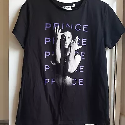 Buy Prince & The Revolution Parade Pose,OFFICIAL Black & Purple T Shirt Size M 12-14 • 12£