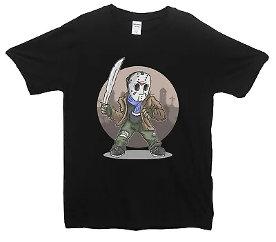 Buy Freddy Krueger Cartoon Halloween Printed T-Shirt (Friday 13th Inspired) • 13.50£
