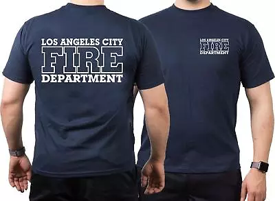 Buy Navy, Los Angeles City Fire Department T-Shirt • 25.87£
