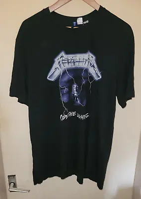 Buy Metallica T Shirt Size L Ride The Lighting Oversized Thrash Metal Rock • 17.99£