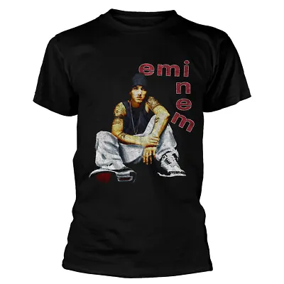 Buy Eminem Letters Black T-Shirt NEW OFFICIAL • 14.89£