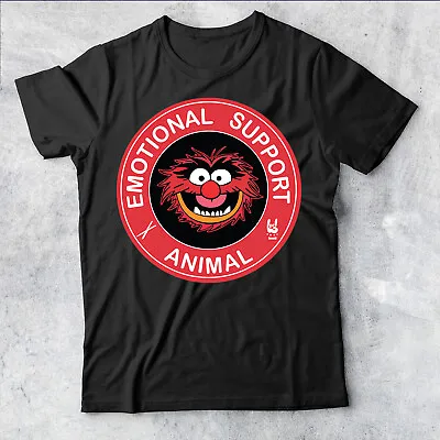 Buy Emotional Support Animal Funny S For Adults Tee Top Mens T-Shirt #DM • 9.99£