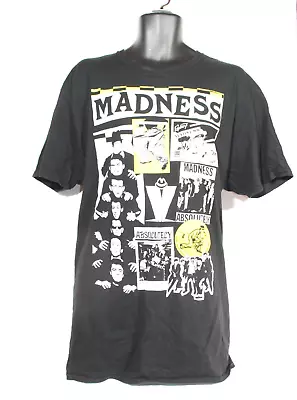 Buy Madness Absolutely T-Shirt 2XL Black Short Sleeve Festival Band Music Album Mens • 14.99£
