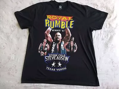 Buy WWE Stone Cold Steve Austin Texas Venom Winner '97 Black Shirt XXL BNWOT 2018 • 18£