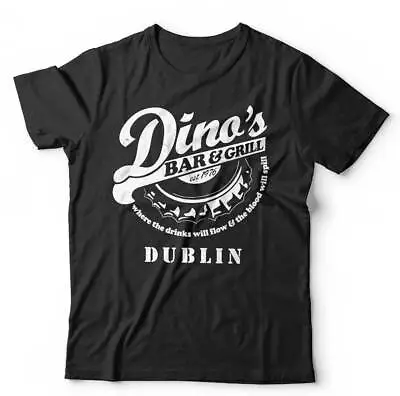 Buy Dinos Bar And Grill Unisex TShirt Large Fit 3-5XL Thin Lizzy Music Lynott Irish • 15.99£