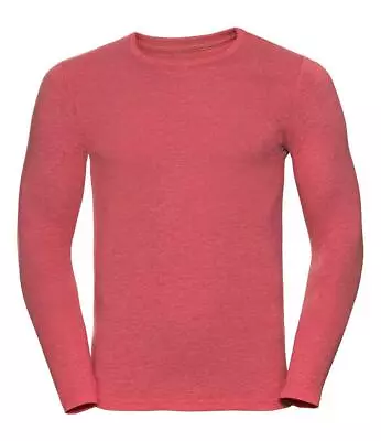 Buy Mens Long Sleeve T-shirt Cotton Base Layer Slim Muscle Fit Top Plain Jersey Crew • 4.99£