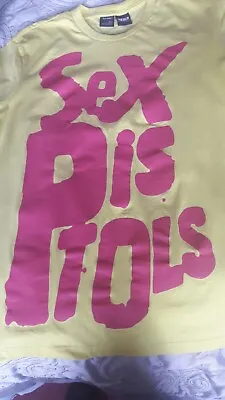 Buy Sex Pistols - Yellow - Never Mind The Bollocks T Shirt - Small Bershka • 12.95£