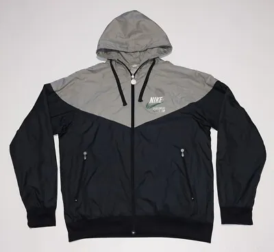 Buy Mens NIKE Full Zip Hoodie Windbreaker Jacket Size Medium  • 19.99£