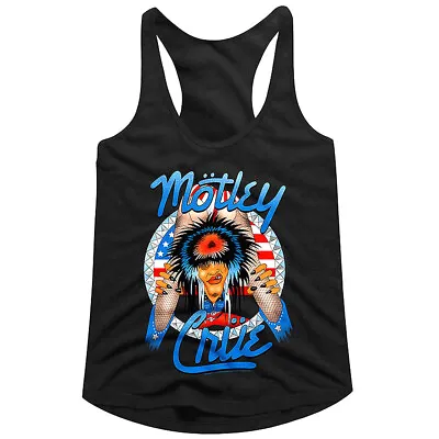 Buy Motley Crue Cartoon Girls Legs Women's Tank Top Heavy Metal Rock Concert Merch • 27.38£