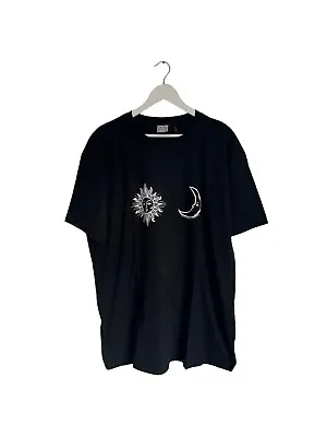 Buy Vintage Supply Black T Shirt Moon Sun Celestial NWOT Size XL Long RRP £29.99 • 18.99£