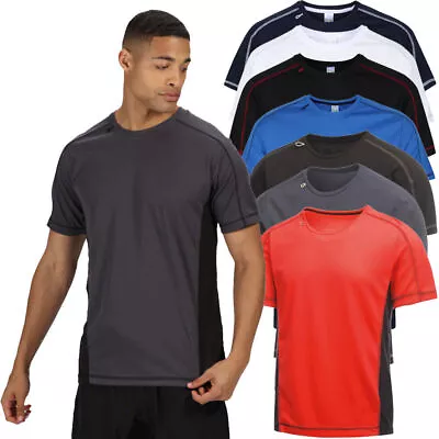 Buy Regatta Mens Breathable T Shirt Cool Dry Running Performance Sports Wicking Gym • 9.99£