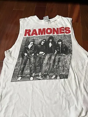 Buy VTG Ramones First Album Tank Top Bravado S Cotton Sleeveless T- Shirt • 16.54£
