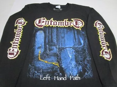 Buy ENTOMBED Left Hand Path LONG SLEEVE XTRA-LARGE GRAVE UNLEASHED DISMEMBER • 27.60£