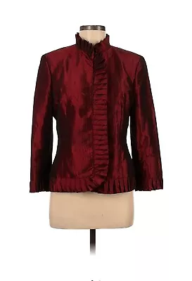 Buy Dark Red Vintage Zelda Jacket Size 8 - Stunning Details - Excellent Piece • 18.94£