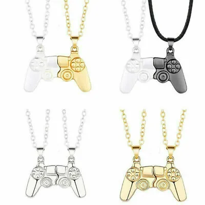 Buy 2 Pieces/set Friendship Necklace Magnet Hiphop Game Controller Couple Jewelry • 3.41£