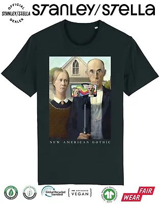 Buy New American Gothic Selfie HALLOWEEN T-Shirt Mens Funny Costume Fancy Dress Gift • 8.99£