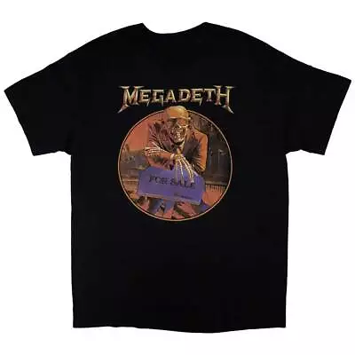 Buy Officially Licensed Megadeth Peace Sells Tracklist Mens Black T Shirt Megadeth • 15.95£