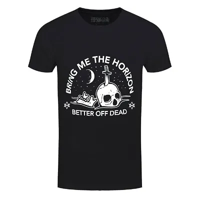 Buy Bring Me The Horizon T-Shirt BMTH Happy Song Better Dead Band Official New Black • 14.95£