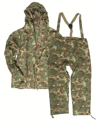 Buy US ECWCS Jacket Pants SUIT WET PROTECTION ARID Woodland Camouflage Suit Small • 86.64£