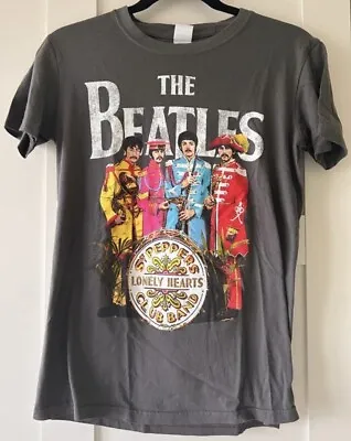 Buy The Beatles T Shirt Sgt Pepper’s Lonely Hearts Club Band Merch Sz S John Lennon • 12.95£