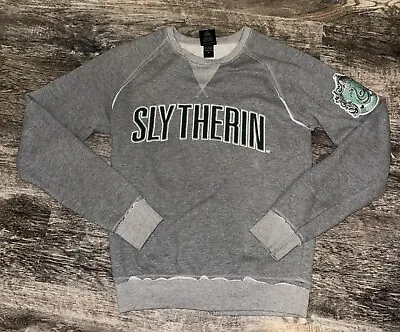 Buy Harry Potter Slytherin Sweatshirt Unisex M Universal Studios Crew Neck Pullover • 14.70£