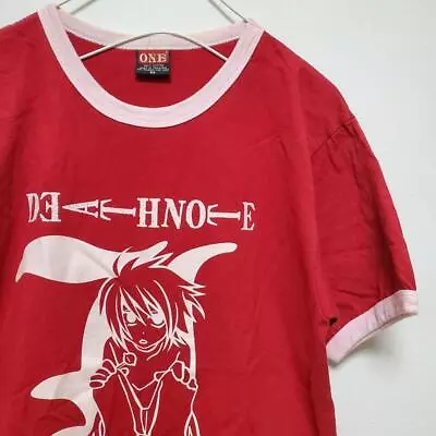 Buy DEATH NOTE Graphic Print Ringer T-shirt Red Size M L Logo Japan Anime J3936 • 115.75£