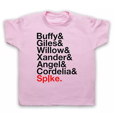 Buy Buffy The Vampire Slayer Character Names List Spike Kids Childs T-shirt • 16.99£