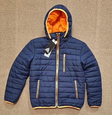 Buy Spire By Galaxy Peak Womens Sz XL Blue Full-Zip Puffer Hooded Coat Jacket NWT • 23.03£