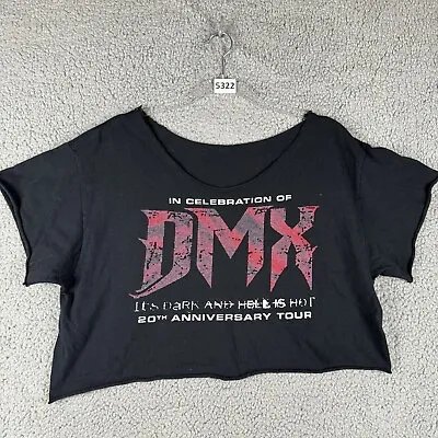 Buy DMX Shirt Womens Large Black Cropped Hip Hop Rap Tee • 4.72£