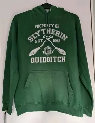 Buy HARRY POTTER SLYTHERIN Quidditch Team Size UK XS Bottle Green Hoodie Sweatshirt • 7.49£