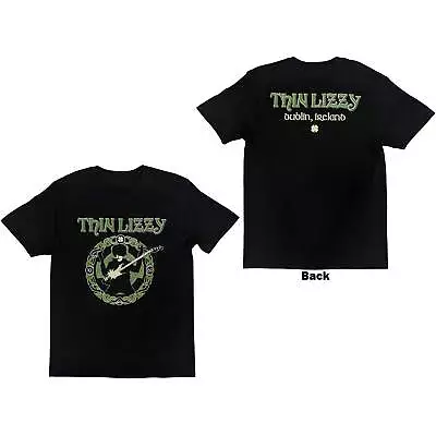 Buy Thin Lizzy Unisex T-Shirt: Celtic Ring (Back Print) OFFICIAL NEW  • 21.20£