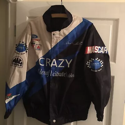 Buy NASCAR CRAZY Martin Roush Racing Ford Team Jacket Coat - Size Small • 22£