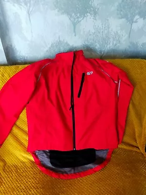 Buy Madison Ladies Red Waterproof Windproof Cycling Jacket Size 16 • 19.99£