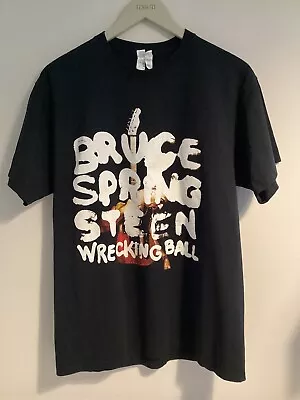 Buy Bruce Springsteen North American Wrecking Ball Tour 2012 T-Shirt Size Large • 19.99£