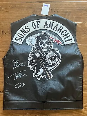 Buy Tommy Flanagan Signed Sons Of Anarchy Licensed SOA Biker Vest JSA • 449.93£