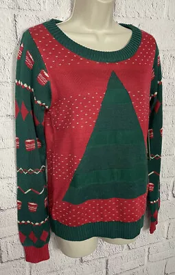 Buy NWT Tipsy Elves Ugly Christmas Sweater Green Red Beer Pong Women's S • 22.87£