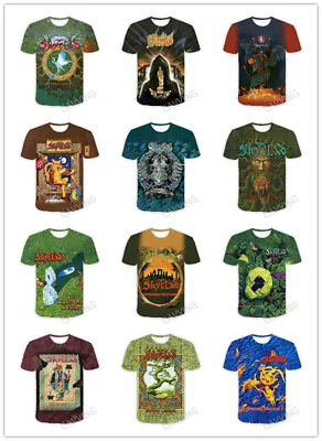 Buy SKYCLAD Rock 3D Print Fashion Casual Short Sleeves T-shirts For Women/men HOT • 16.79£