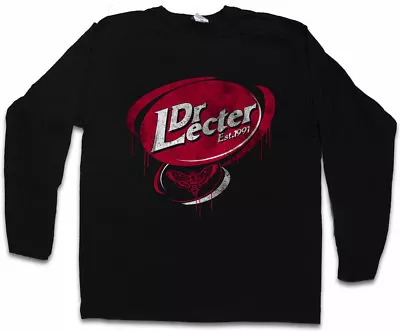 Buy DR. LECTER MEN LONG SLEEVE T-SHIRT Hannibal Fun Pepper Drink Red Logo Dragon • 27.59£