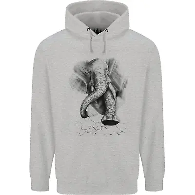Buy An Abstract Elephant Environment Mens 80% Cotton Hoodie • 24.99£