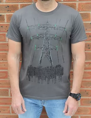 Buy Electricity Pylon T Shirt. Mens / Unisex • 13£