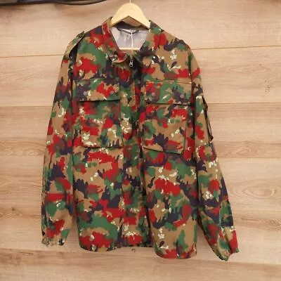 Buy Camo Jacket Green Red Black Size Extra Large • 29.99£
