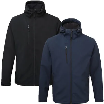 Buy Mens Fort Holkham Softshell Windproof Water Resistant Hooded Fleece Lined Jacket • 24.95£