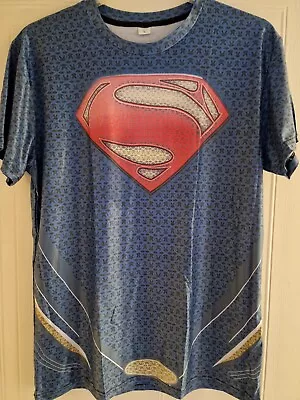 Buy Superheroes T-Shirt Top Short Sleeve Large And Medium • 12£