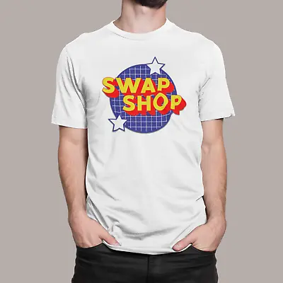 Buy SWAP SHOP T SHIRT SATURDAY MORNINGS RETRO 80s FUNNY TV ADULTS KIDS • 9.99£