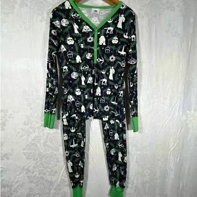 Buy Hanna Andersson Star Wars Small Pajamas 2 Pc Set Top Pants Navy Green Christmas • 23.65£