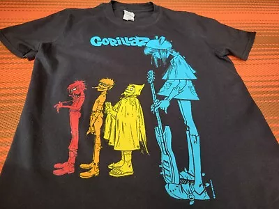Buy Vintage Gorillaz ' Rock The House '  The Now Now Tour T-Shirt Original Gildan • 160£