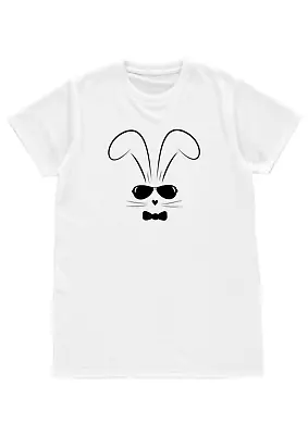 Buy T Shirt Mens Funny Graphic EASTER BUNNY COOL Polyester Fabric S M L XL XXL • 11.99£